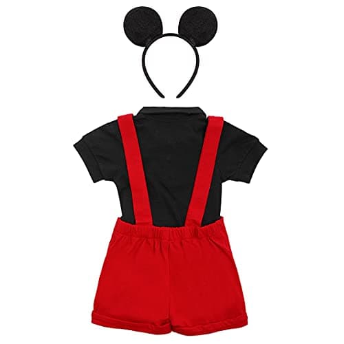 Mouse Costume Baby Boys Romper Shorts Cake Smash Outfit