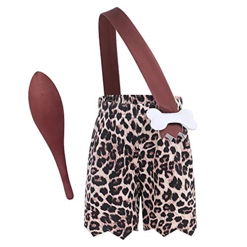 Caveman Costume for Kids - Stone Age Outfit for Boys and Girls