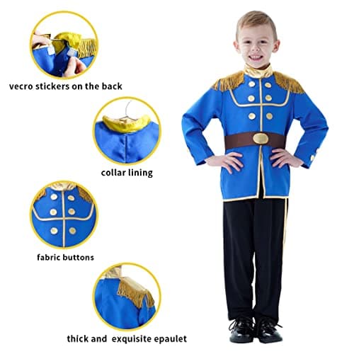 Boy Prince Charming Costume for Kids - Perfect for Cosplay and Princess-themed Parties