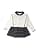 Toddler Baby Girls Outfit Knitted Buttons Sweater Tops Mini Skirt Bowknot Ruffle Long Sleeve Autumn Winter Clothes Set
