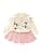 Toddler Baby Girls Outfit Knitted Buttons Sweater Tops Mini Skirt Bowknot Ruffle Long Sleeve Autumn Winter Clothes Set