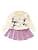 Toddler Baby Girls Outfit Knitted Buttons Sweater Tops Mini Skirt Bowknot Ruffle Long Sleeve Autumn Winter Clothes Set