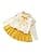 Toddler Baby Girls Outfit Knitted Buttons Sweater Tops Mini Skirt Bowknot Ruffle Long Sleeve Autumn Winter Clothes Set