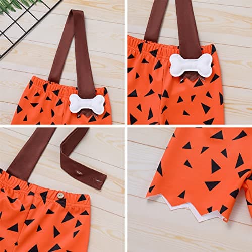 Caveman Costume for Kids - Stone Age Outfit for Boys and Girls