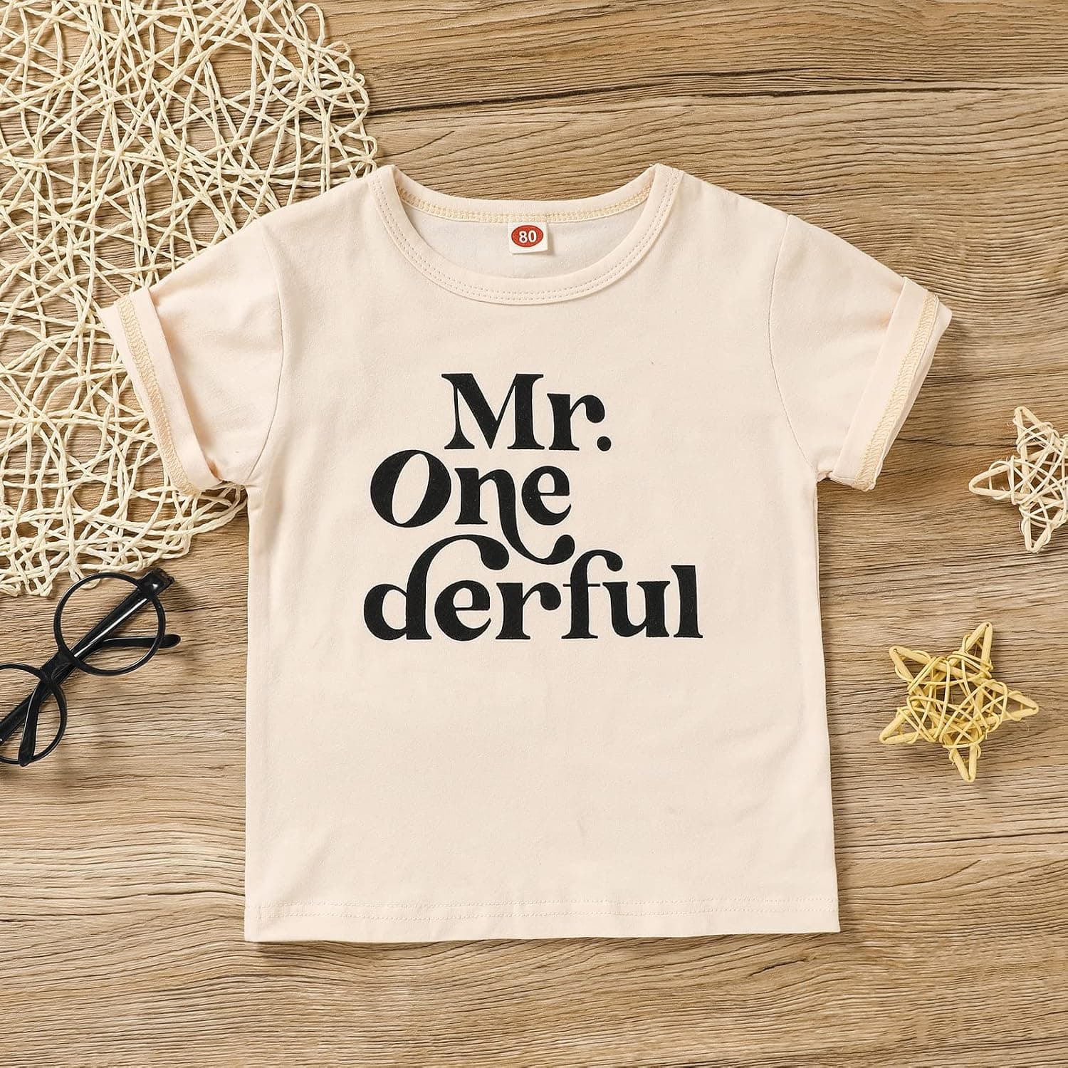First Birthday Shirt Baby Boys One Year Old Tops 1st Birthday T-Shirt Clothes Outfit