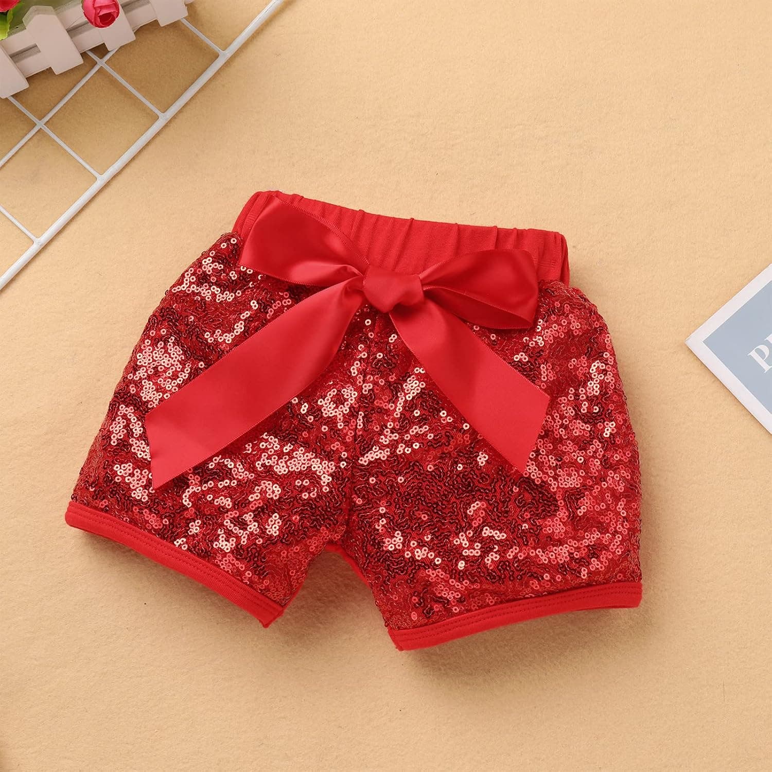 Toddler Baby Girls Melon Birthday Outfit Rainbow Romper Shirt + Shiny Shorts + Headband Kids Cake Smash Clothes 1-5T