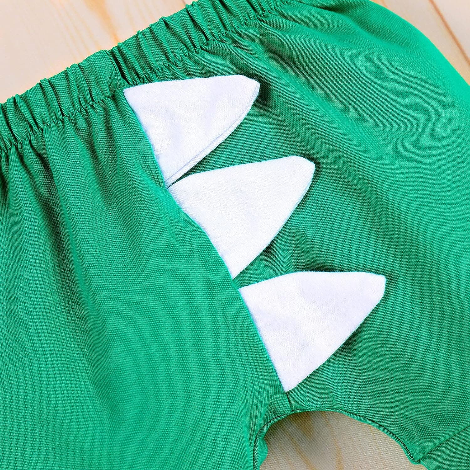 Baby Boys Dinosaur 1st Birthday Outfit Cake Smash Bowtie Romper + Shorts + Suspenders 3PCS Clothes Set for Photo Shoot